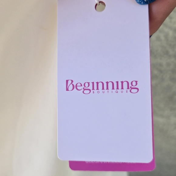 Beginning Boutiqe Dreamie White Mini Dress NEW - Picture 8 of 11